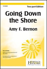 Going Down the Shore Two-Part choral sheet music cover